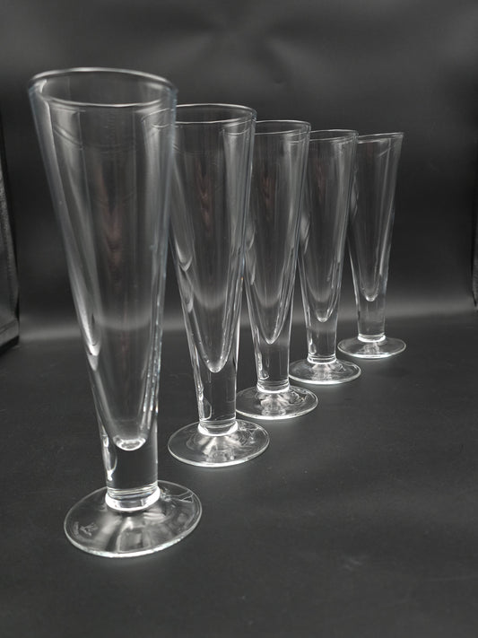 Set of 5 William Yeoward Crystal Champagne Flutes 200ml