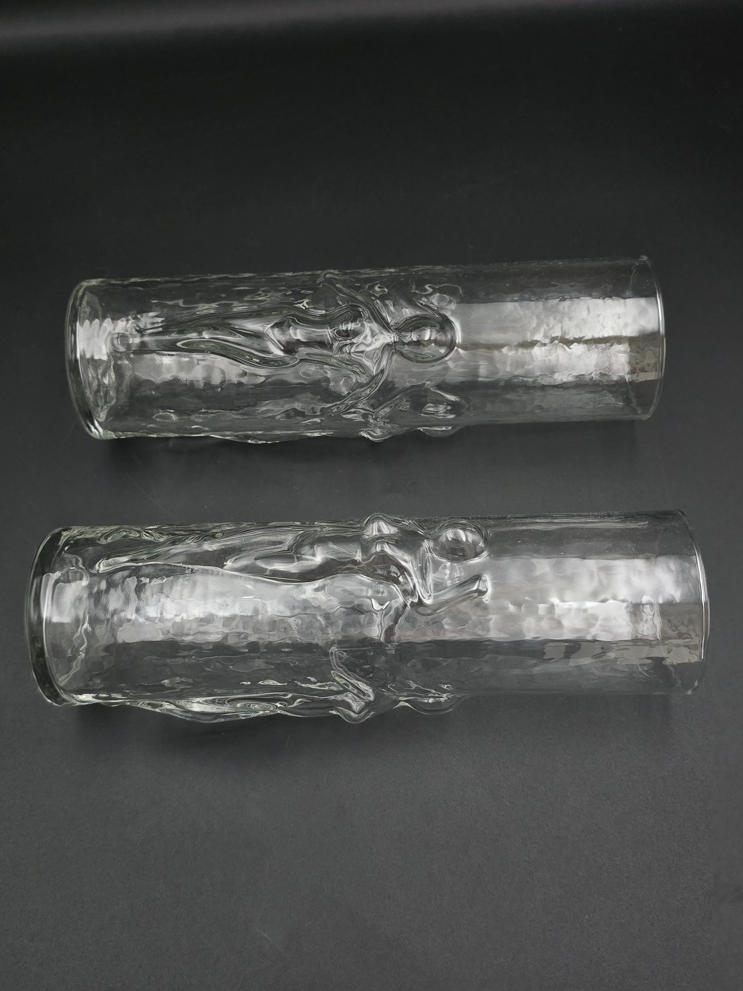 2 Vintage La Femme 3D Beer glasses Naked Lady by Libbey Glass Co.
