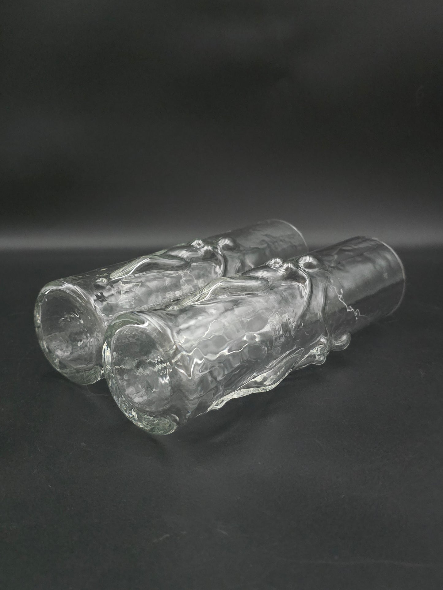 2 Vintage La Femme 3D Beer glasses Naked Lady by Libbey Glass Co.