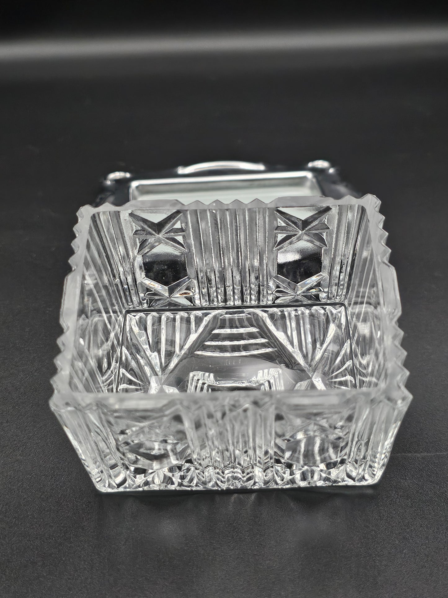 Beautiful Crystal butter dish