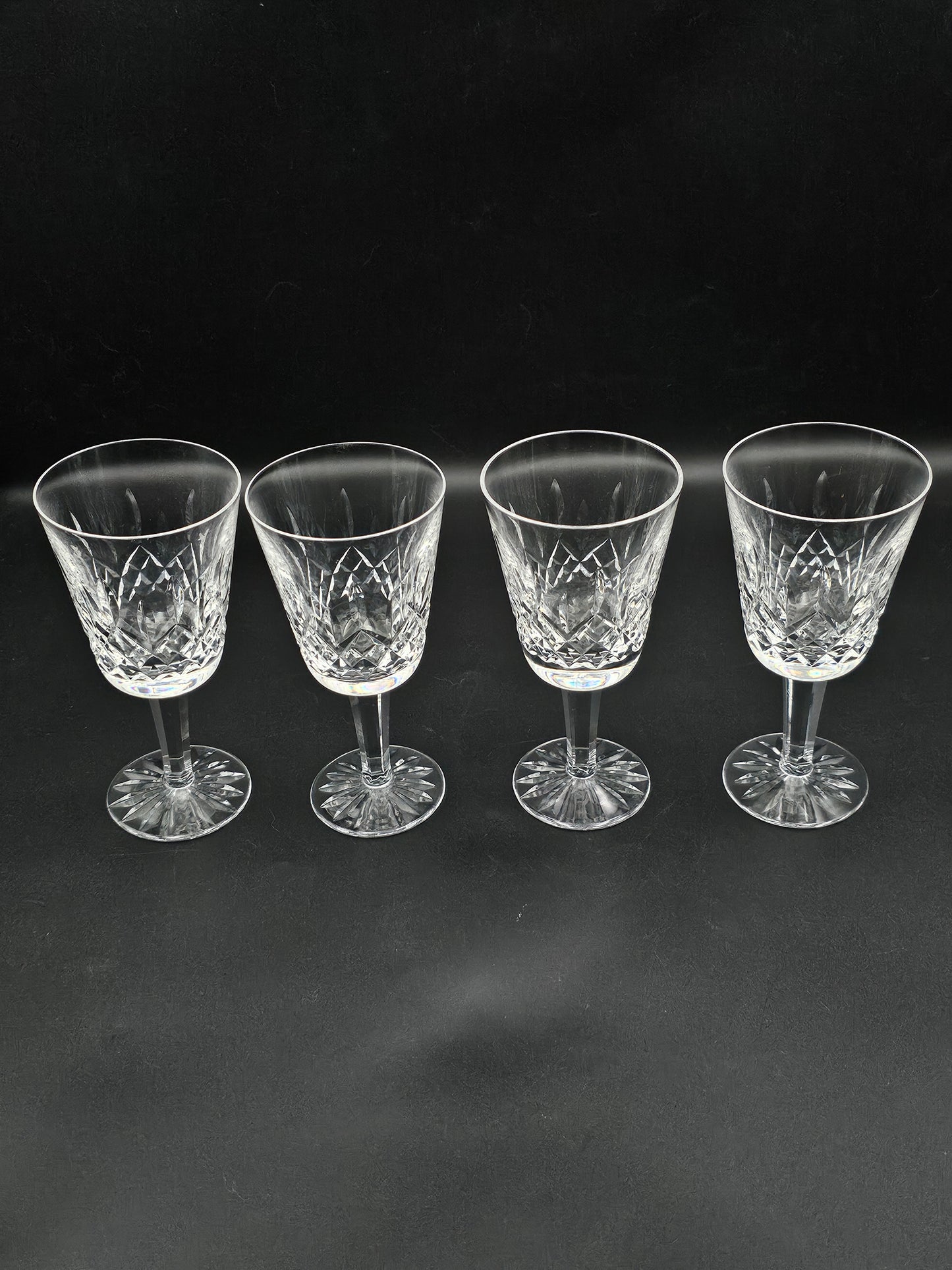 Waterford Lismore Crystal liqueur Glasses. 100ml set of 4