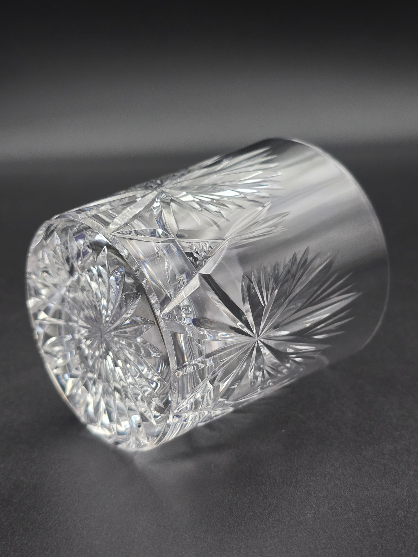 Set of 4 Edinburgh Crystal Star of Edinburgh pattern 7oz Tumblers