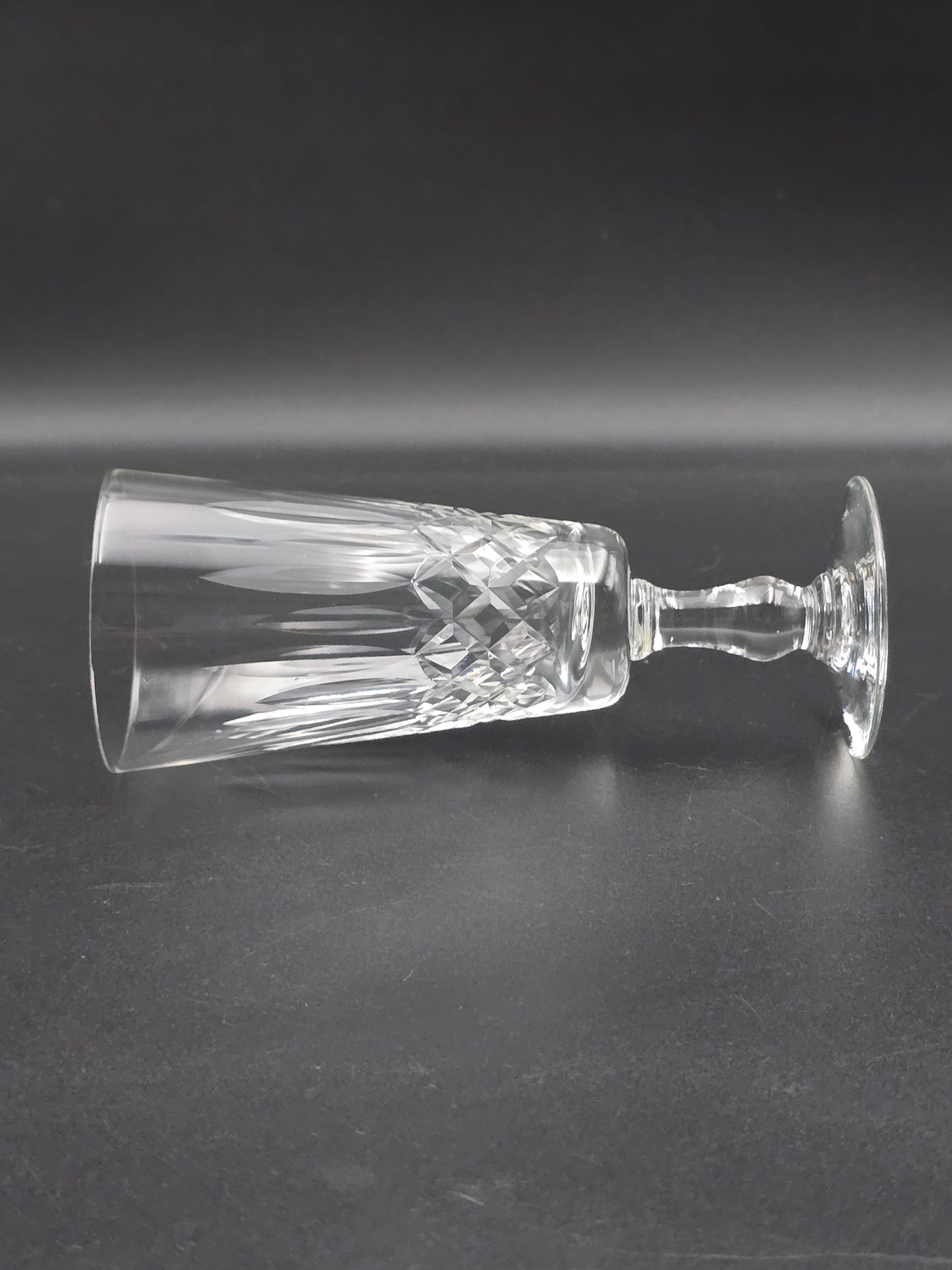 Set of 6 Vintage Crystal Champagne Flutes 200ml