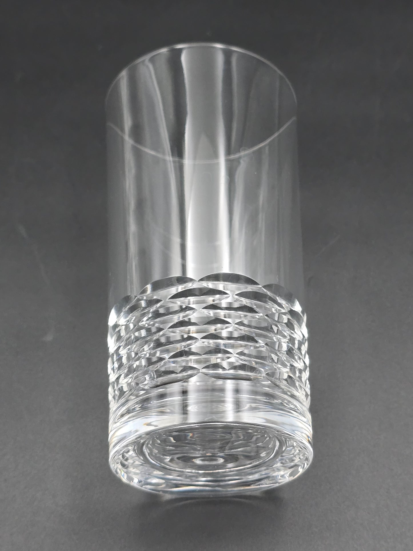 Set of 6 Edinburgh Crystal Portee Pattern Hi Ball Tumblers  375ml 14.5cm tall