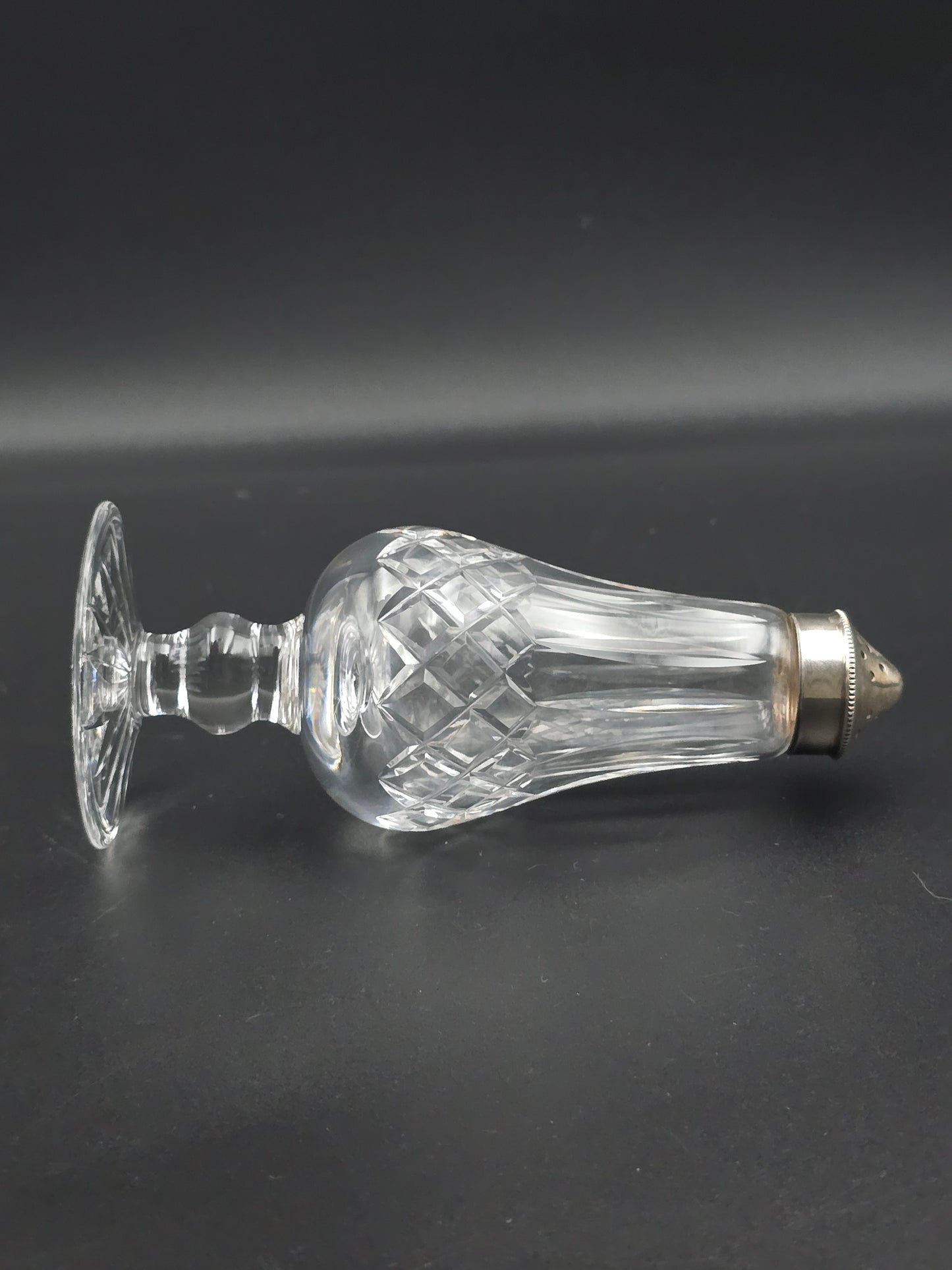 Waterford Lismore Crystal sugar / pepper shaker