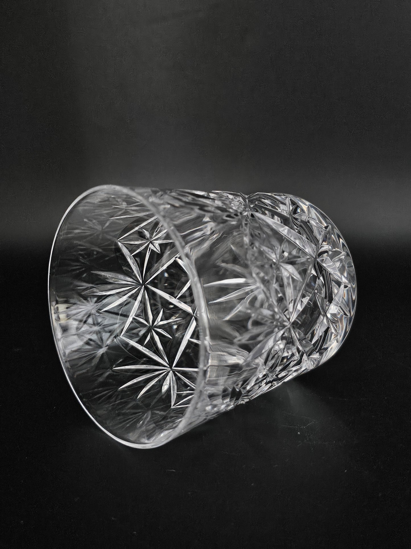 Set of 6 Vintage Crystal Tumblers. Ideal for Whisky, Water Juice or Spirits. 9oz