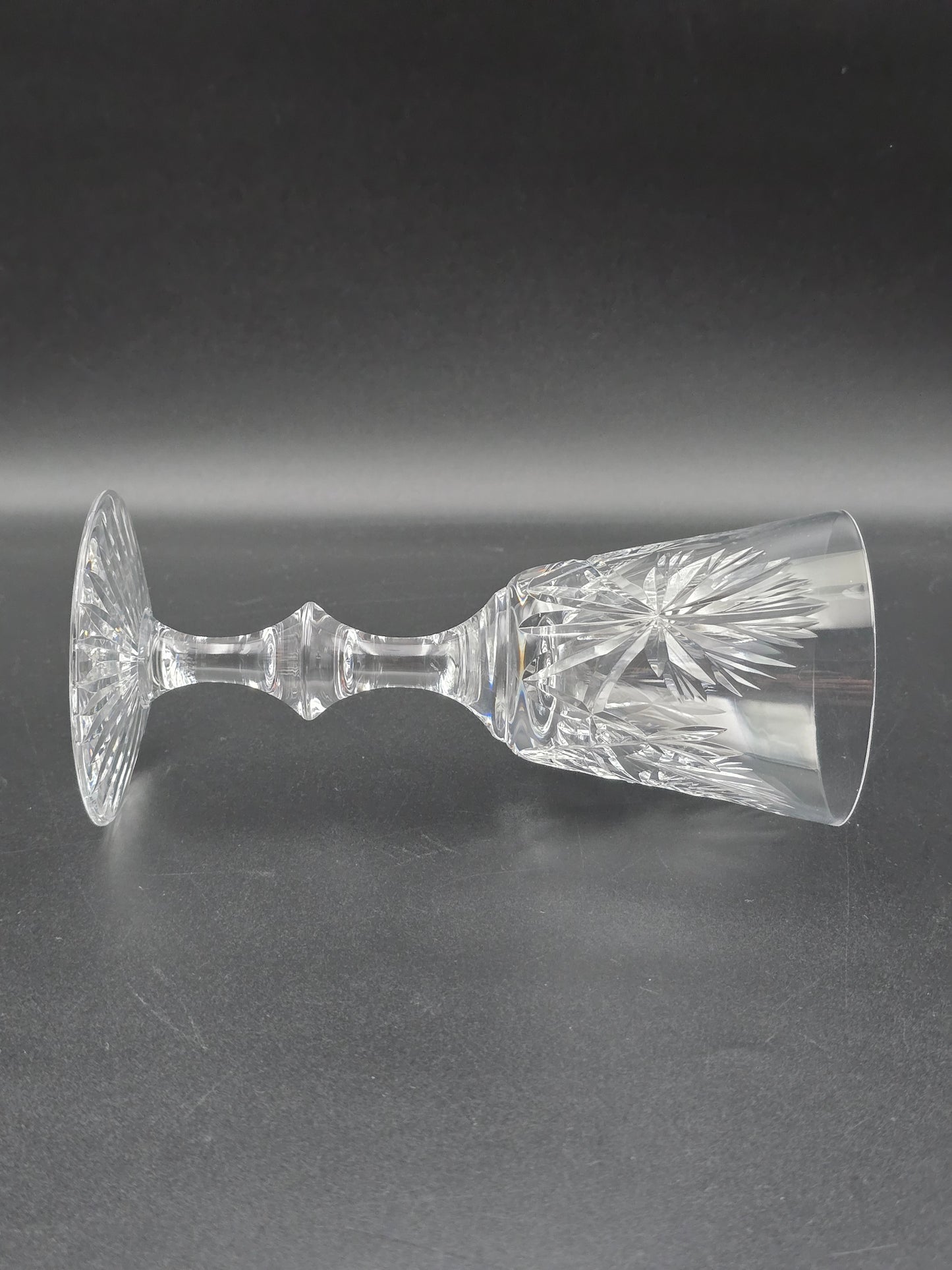 Star of Edinburgh, Edinburgh Crystal set of 6 Crystal Wine glasses. 150ml. 16cm tall
