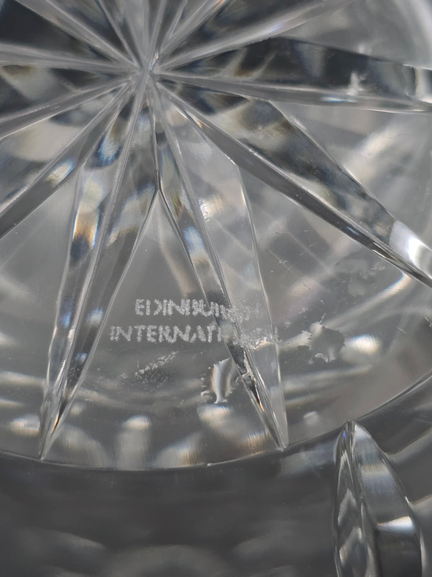 Edinburgh Crystal Balmoral Pattern Crystal Decanter