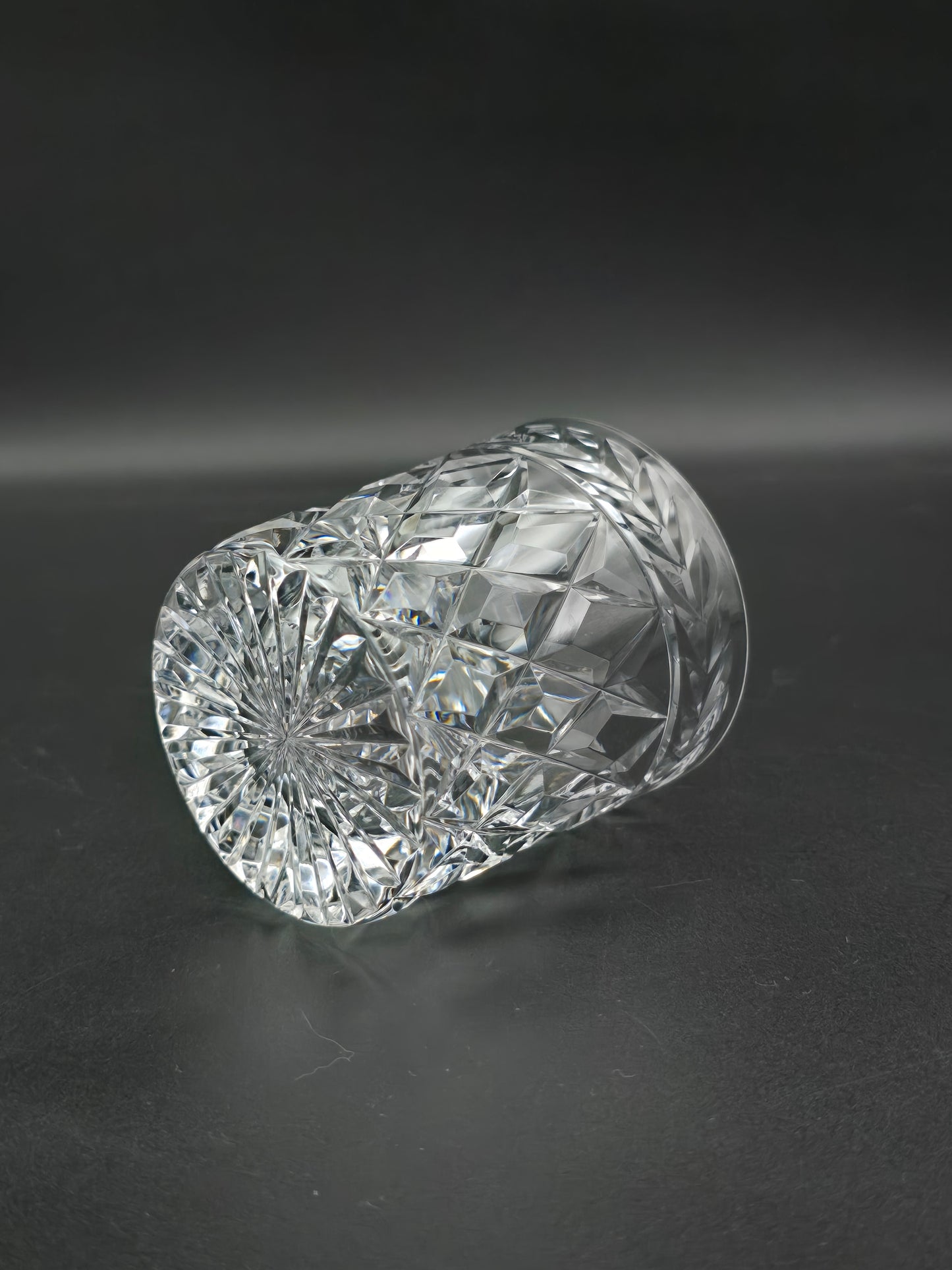 Set of 4 Stuart Crystal Cheltenham Pattern Crystal Tumblers. 7oz