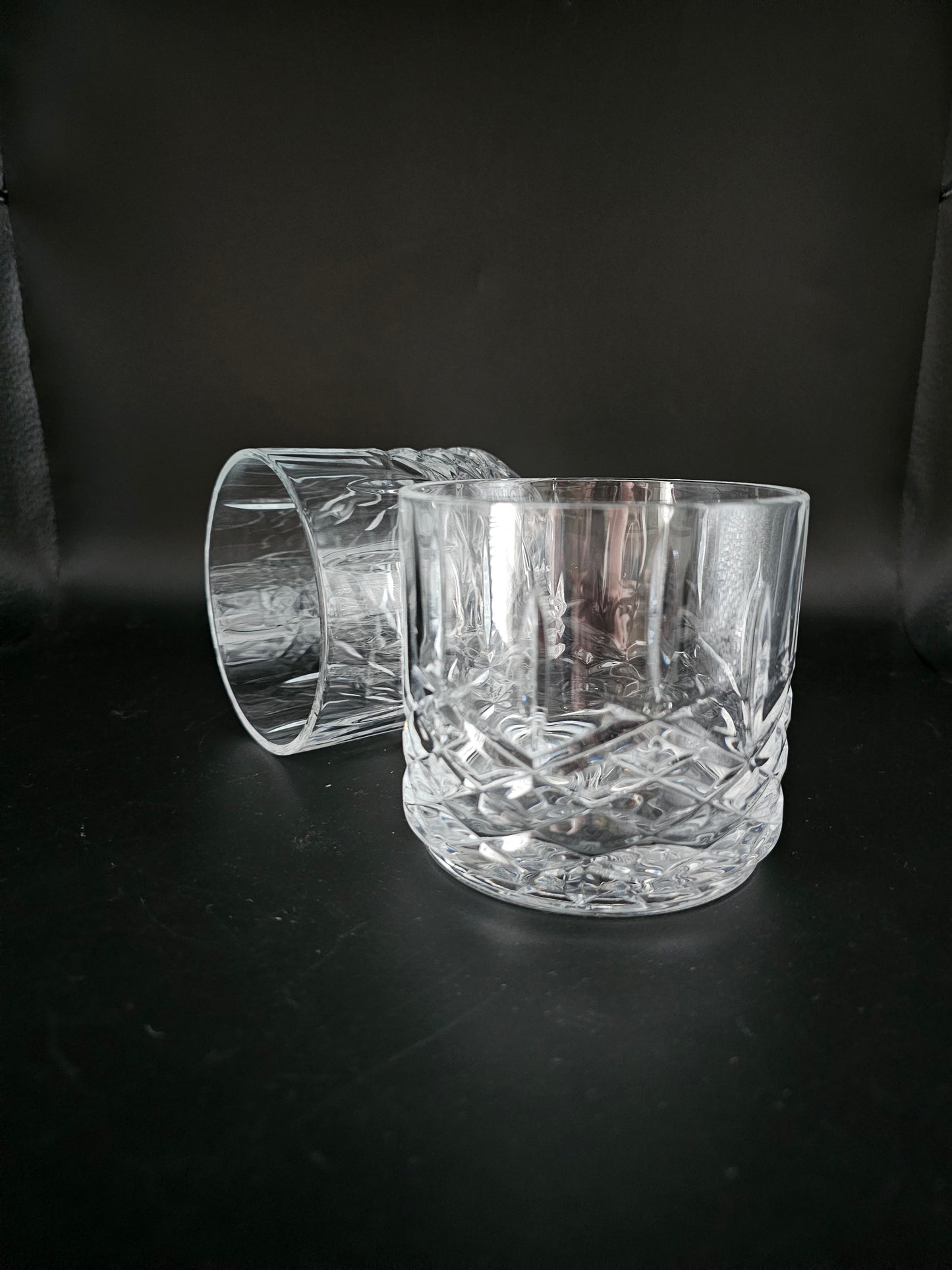 Marquis by Waterford Pair of Crystal Tumblers. Ideal for Whisky, Gin, Vodka or Rum. 12oz