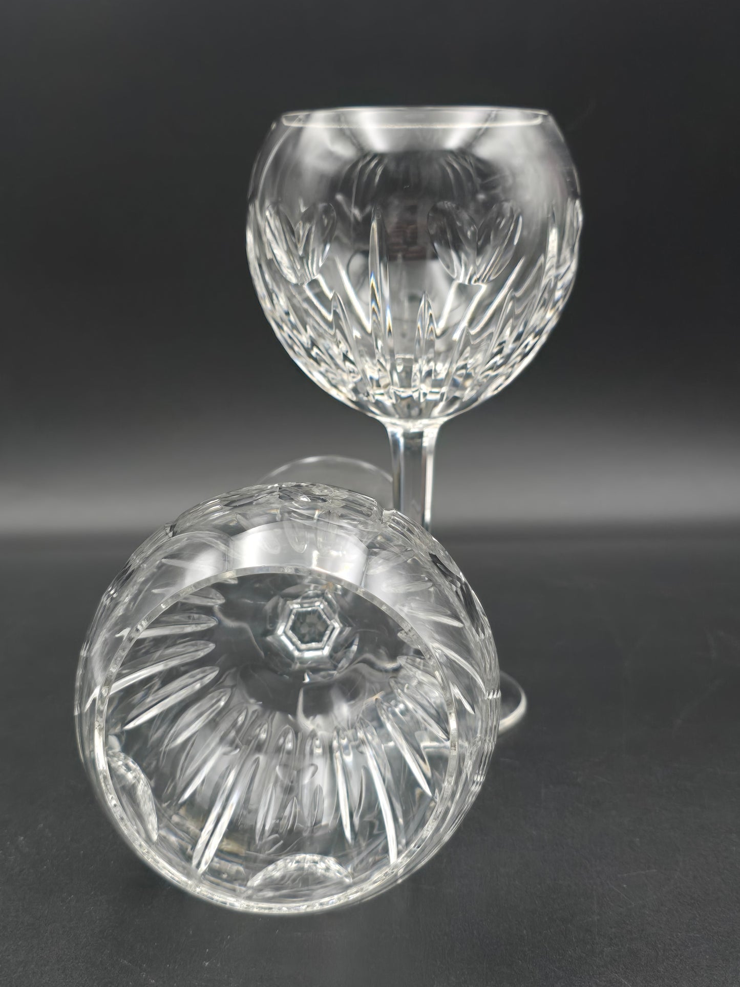 Waterford Crystal The Millennium Collection Toasting Goblets Pair. Second Toast - Love. Boxed.