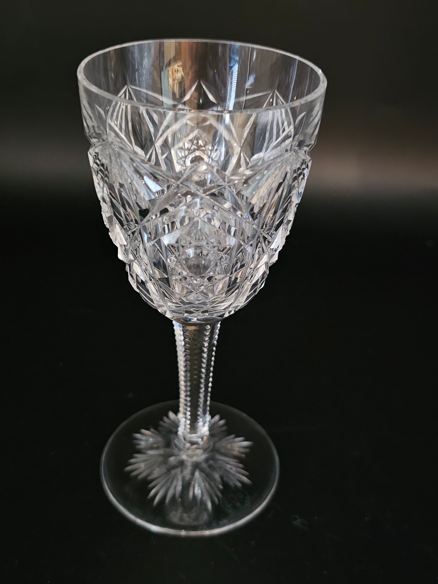 Baccarat Lagny Pattern Crystal Single Sherry Glass.