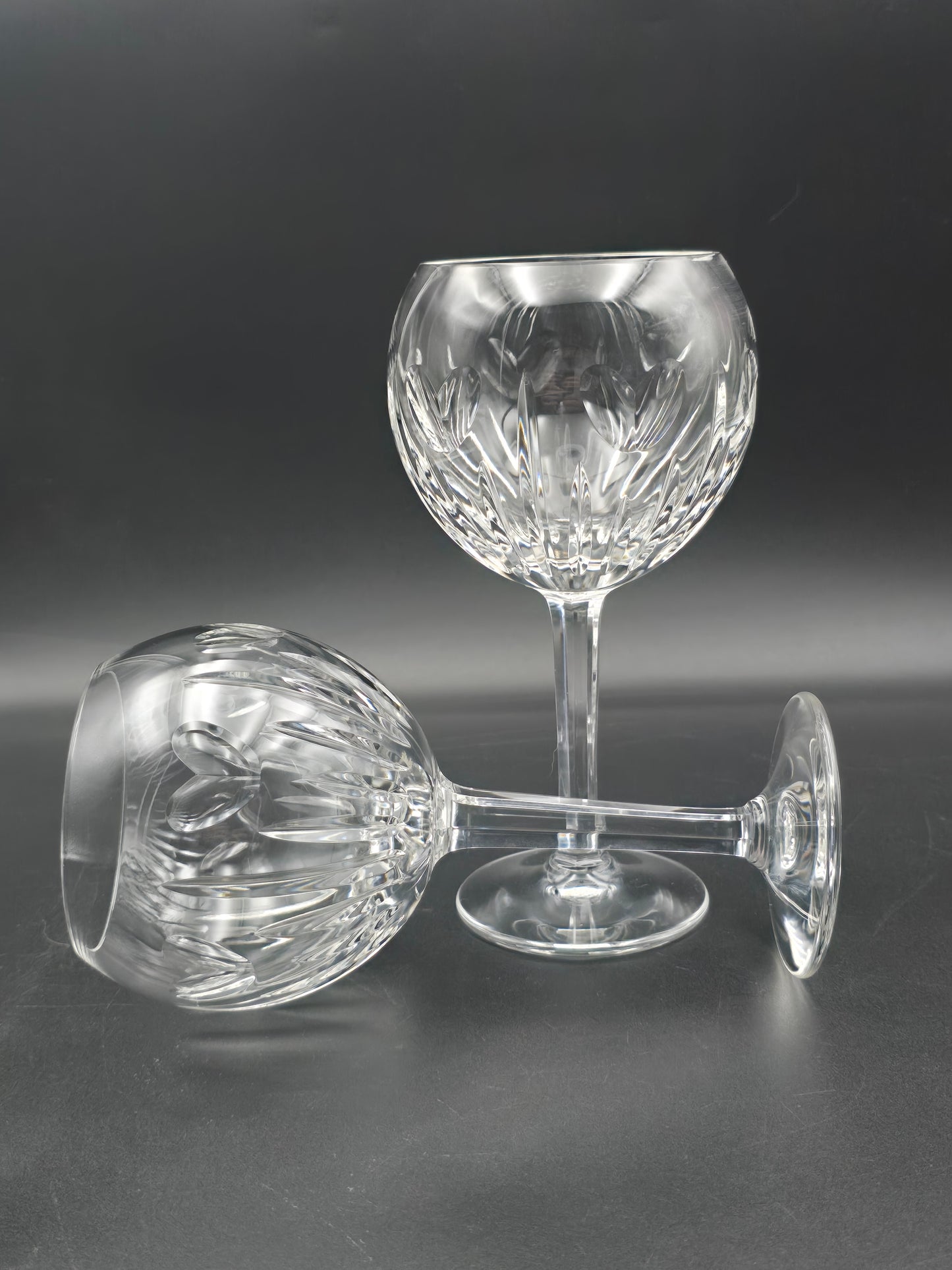 Waterford Crystal The Millennium Collection Toasting Goblets Pair. Second Toast - Love. Boxed.