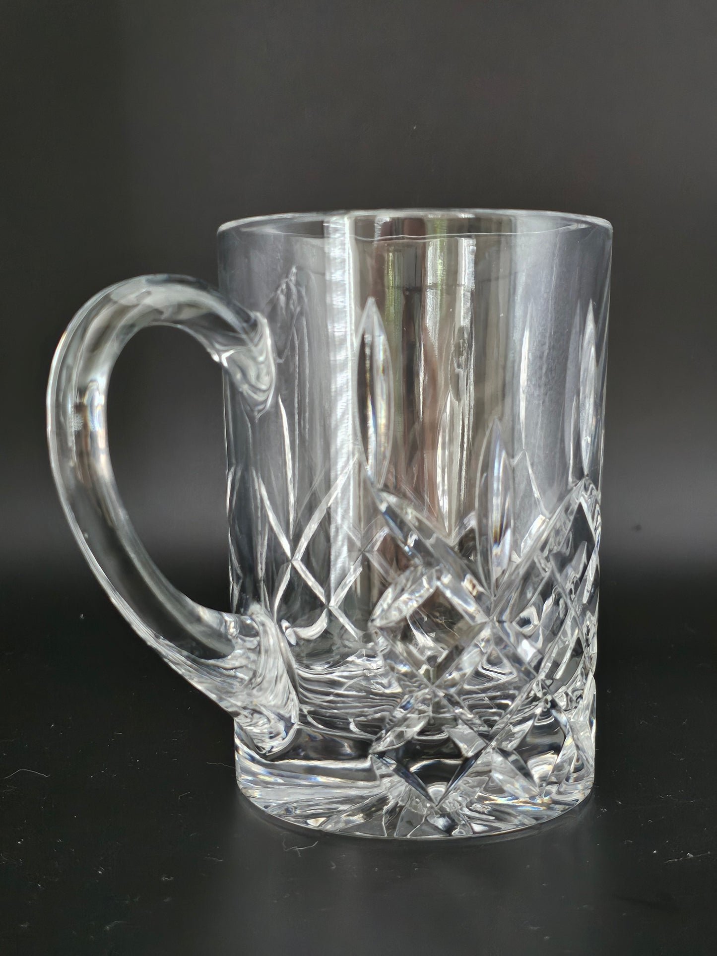 Large Galway Irish Crystal Tankard