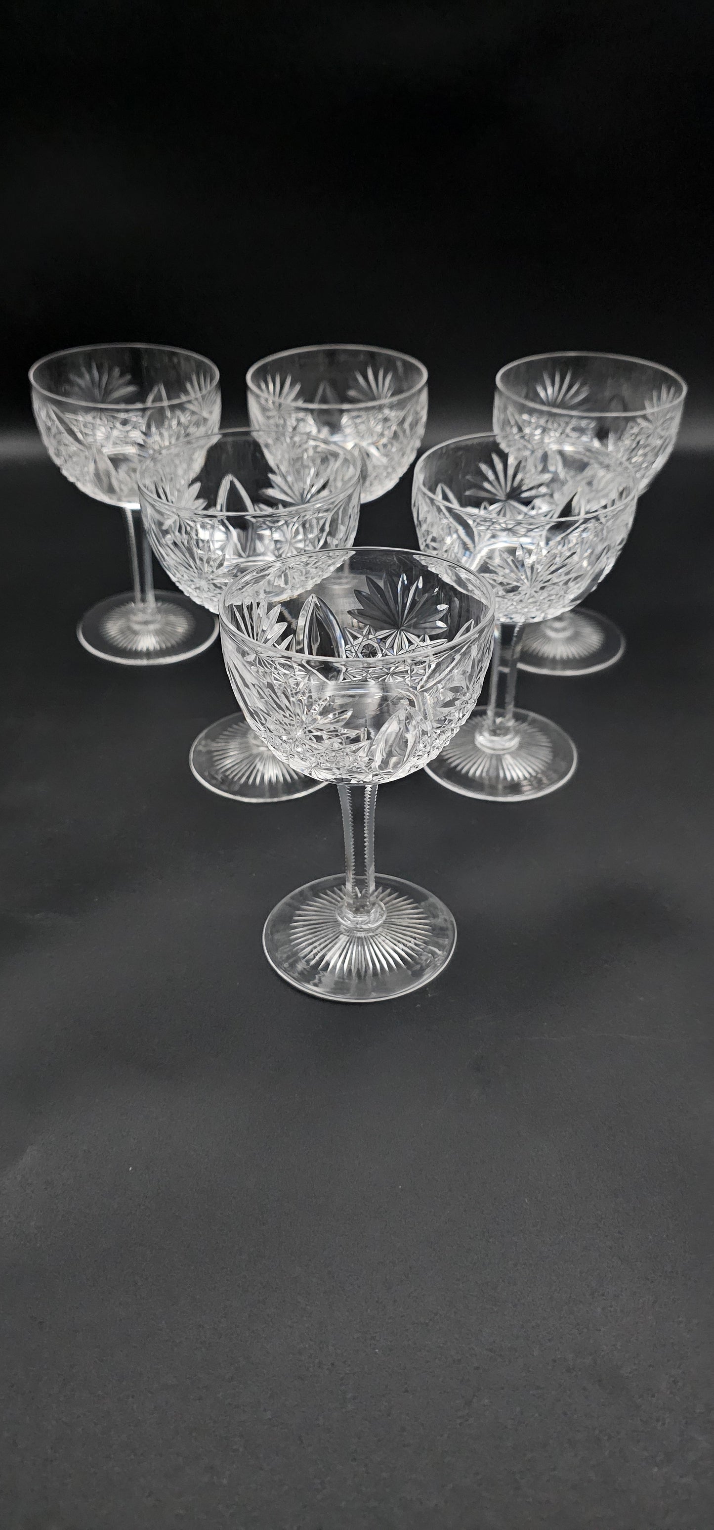 Set of 6 Vintage Coupe glasses 150ml