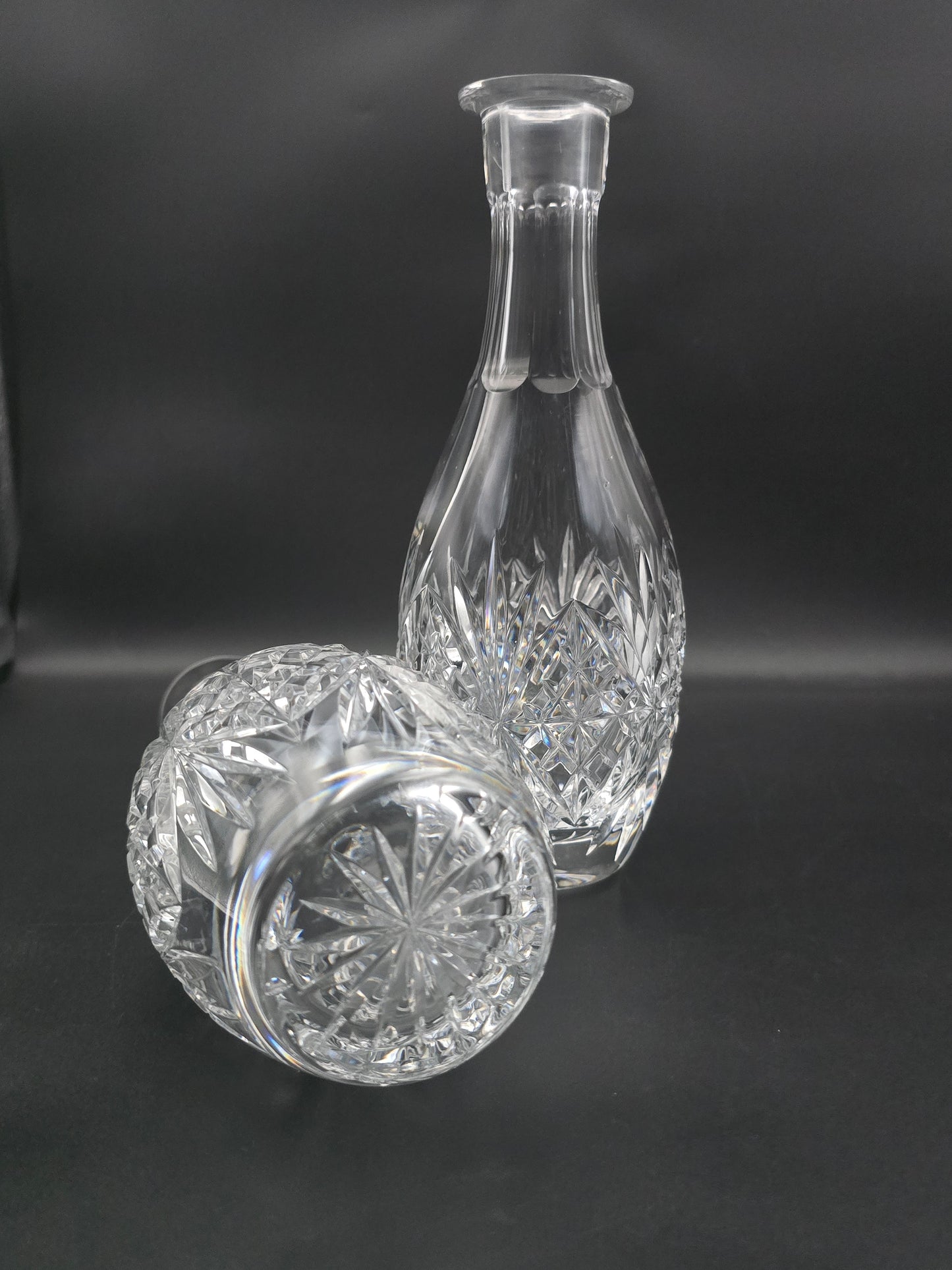Beautiful pair of Crystal Decanters