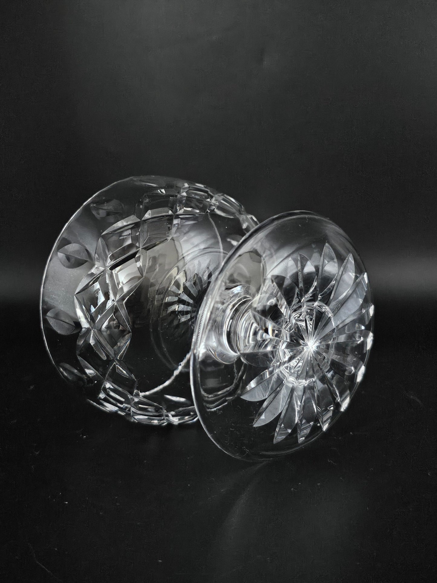 Set of 6 Crystal Dessert or Starter Dishes.