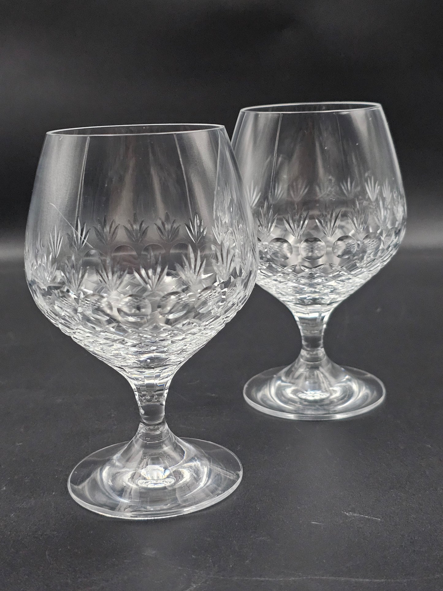 Beautiful vintage pair of Brandy Glasses 12oz