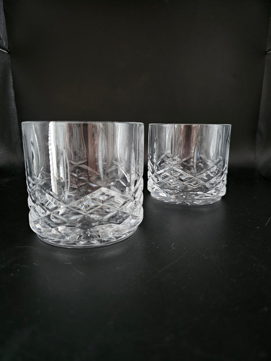 Marquis by Waterford Pair of Crystal Tumblers. Ideal for Whisky, Gin, Vodka or Rum. 12oz