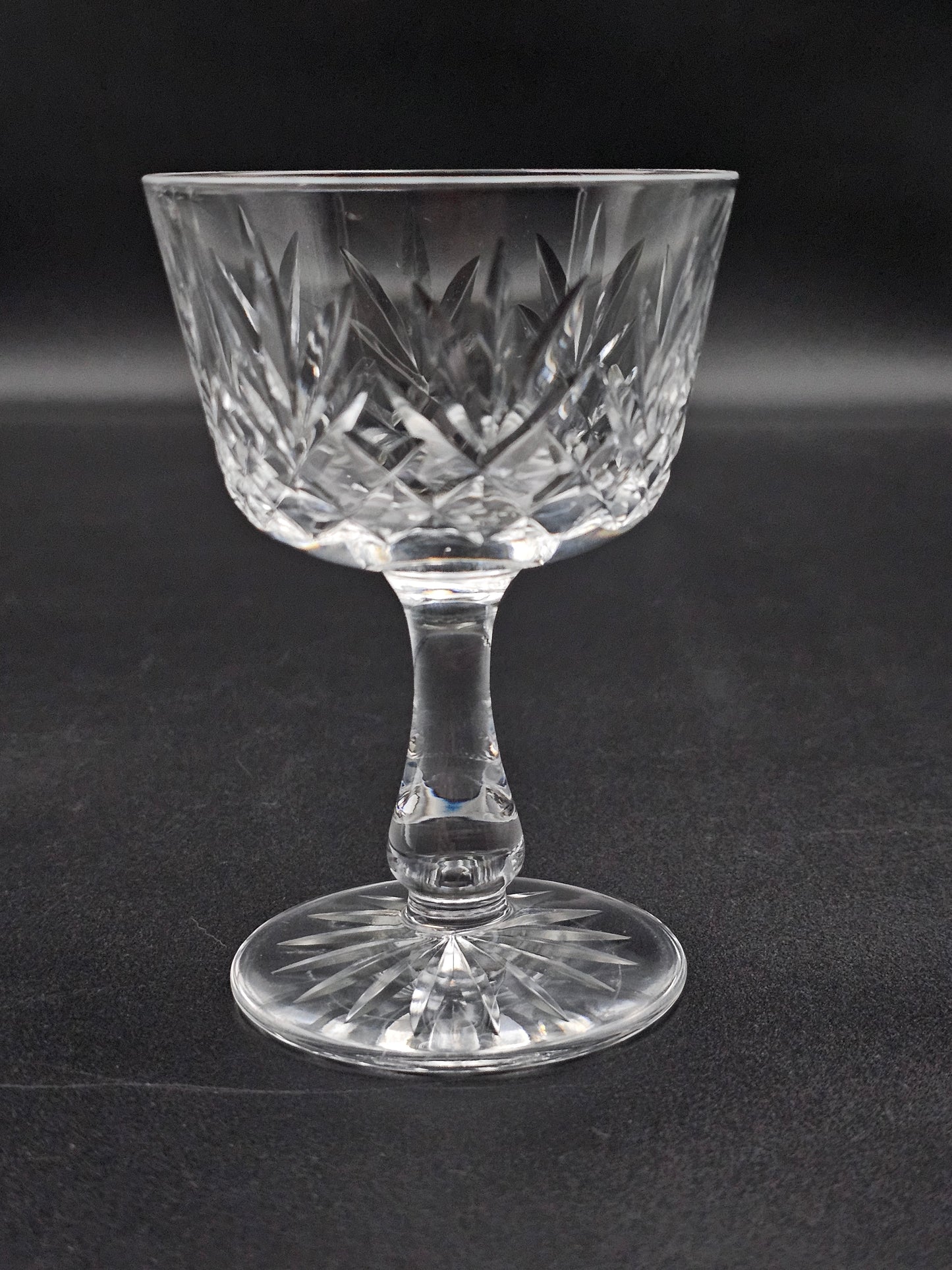 Set of 6 Crystal Champagne Coupes 150ml