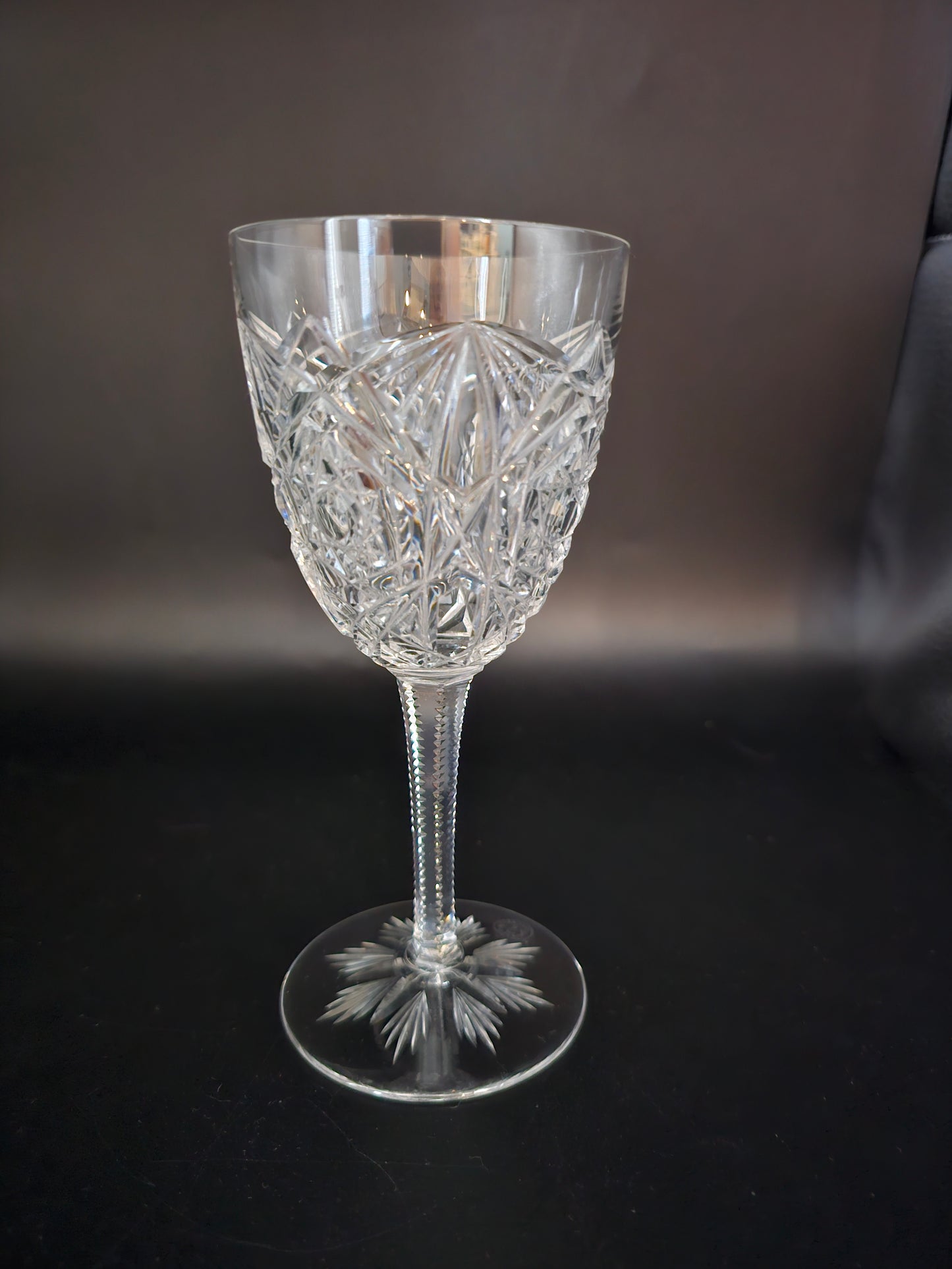 Beautiful Baccarat Lagny Pattern Single Crystal wine glass 175ml