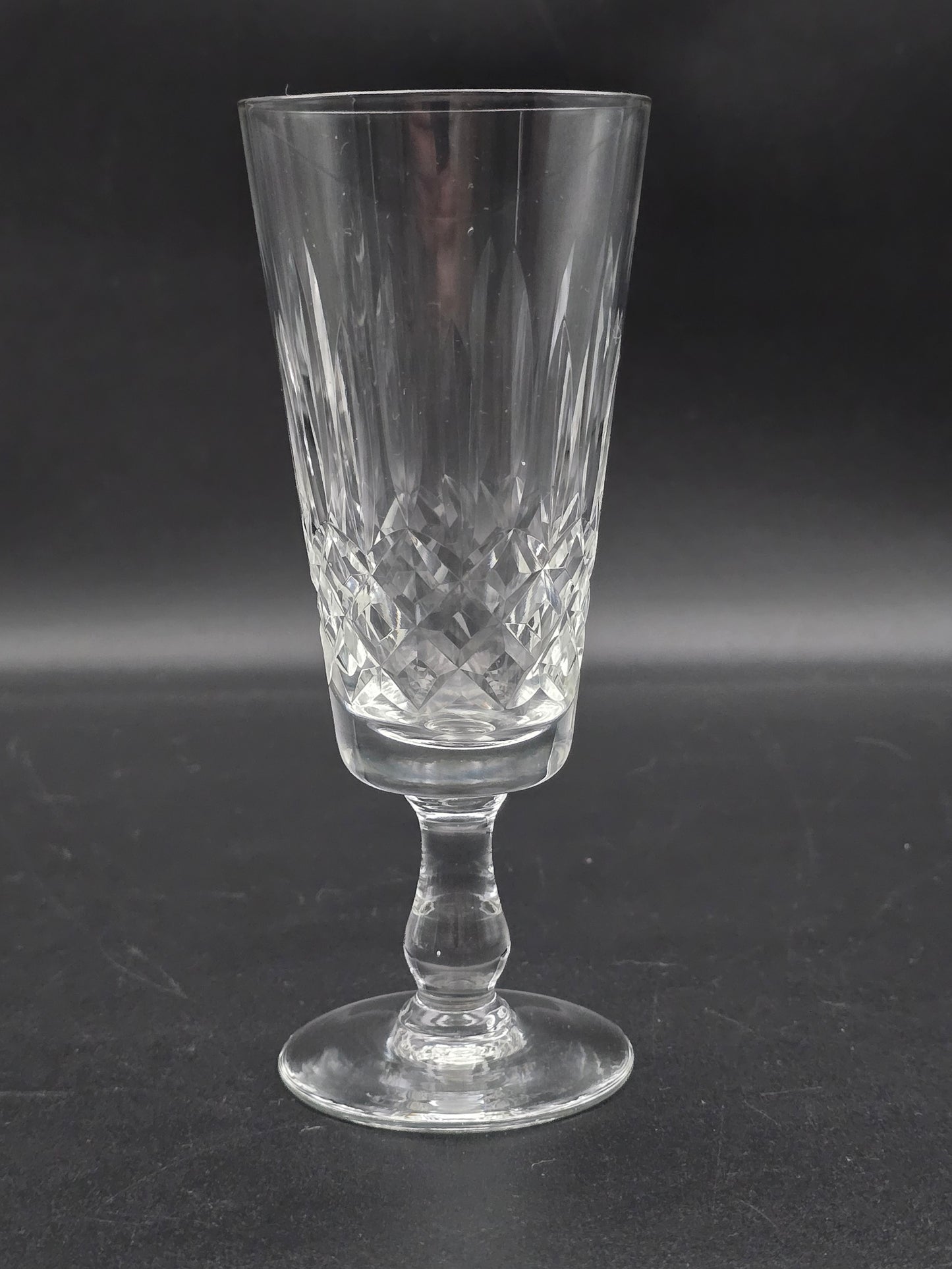 Set of 6 Vintage Crystal Champagne Flutes 200ml