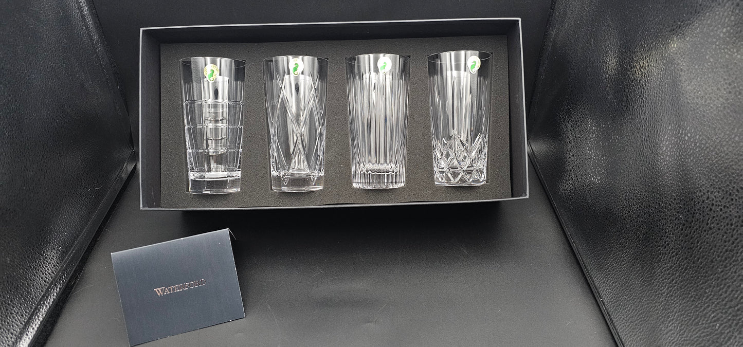 Waterford Gin Journeys set of 4 Hi Ball Tumblers in original box