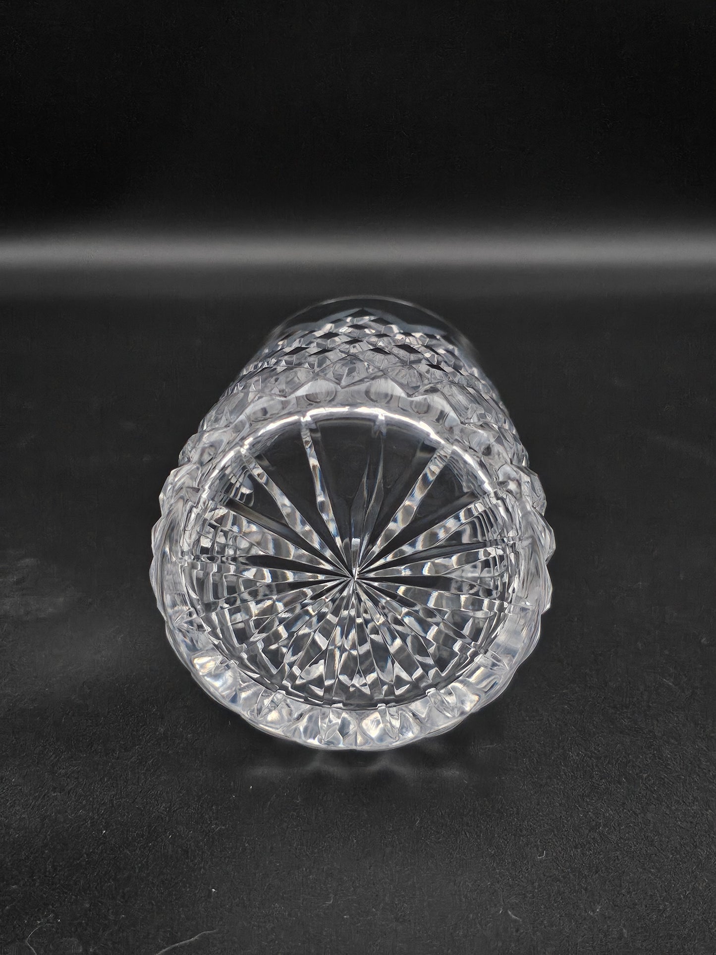Set of 4 Cut Crystal Tumblers Tyrone Sperrins Pattern 225ml