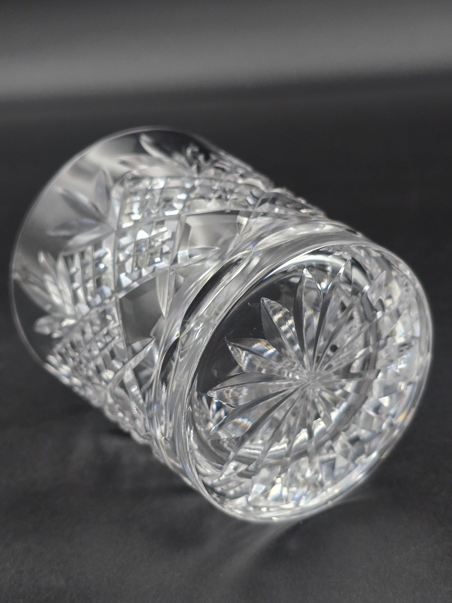 Set of 6 Thomas Webb Chiltern Pattern small 7oz Crystal tumblers