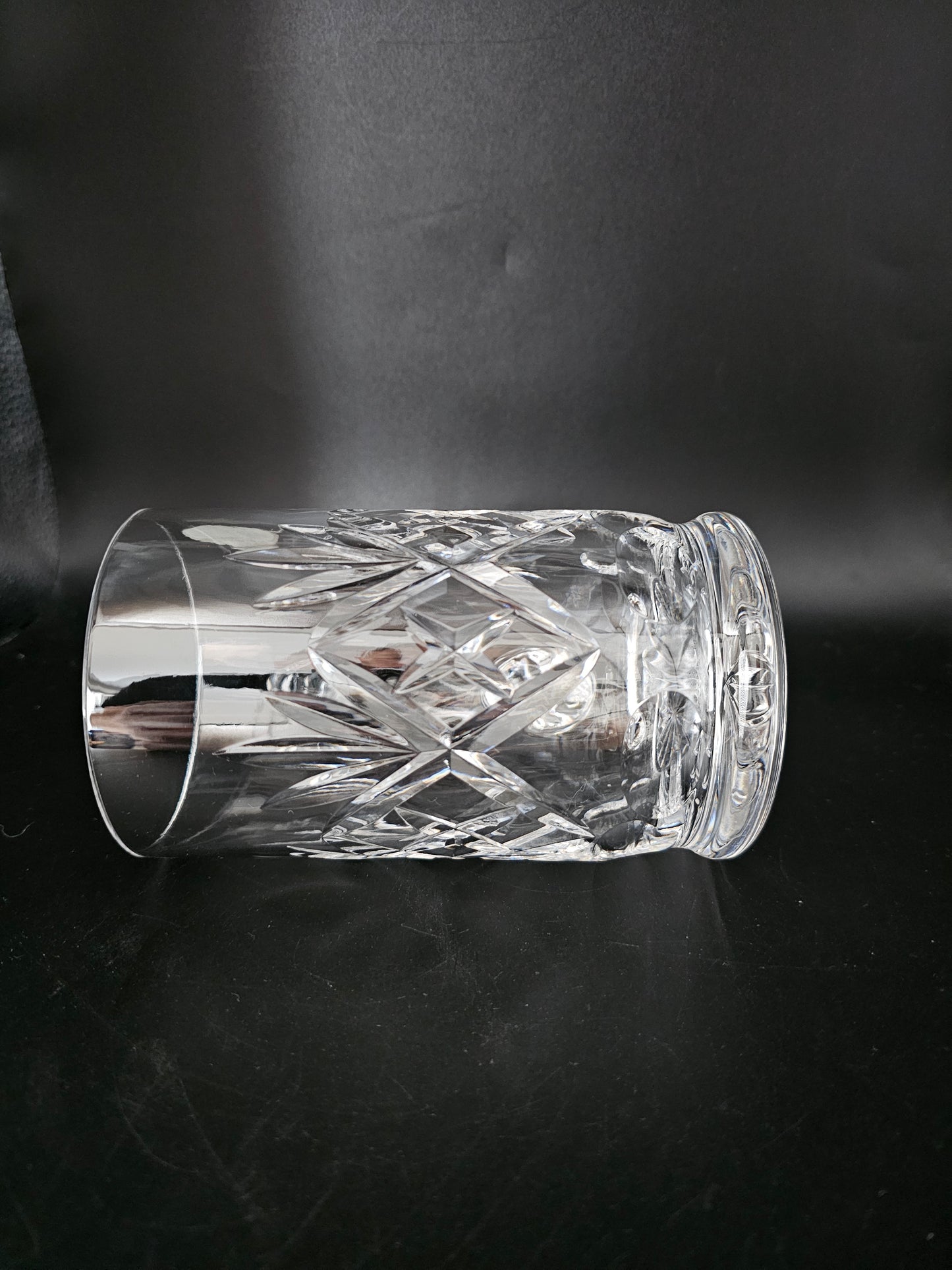 Royal Doulton Kensington Pattern Crystal Tankard. Boxed. 570ml / 1 pint