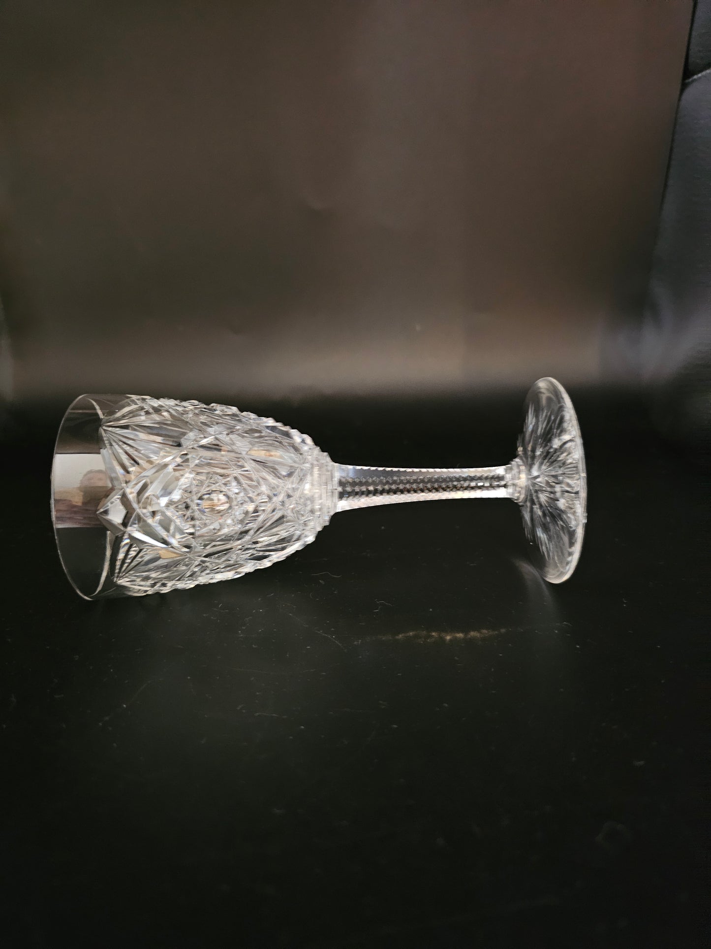 Baccarat Lagny Pattern Crystal Single Sherry Glass.