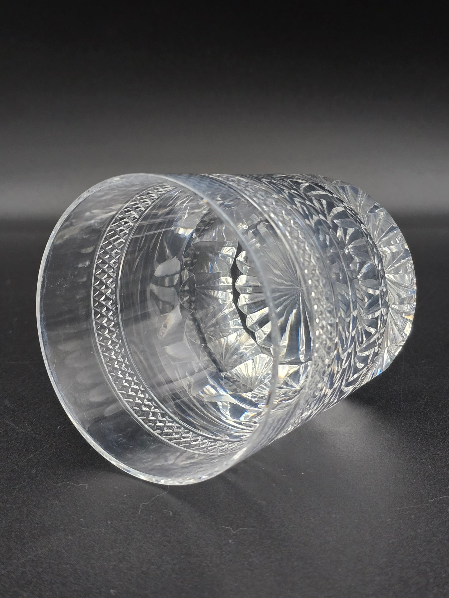Set of 6 Stuart Crystal Tumblers. Constance Pattern. 11oz