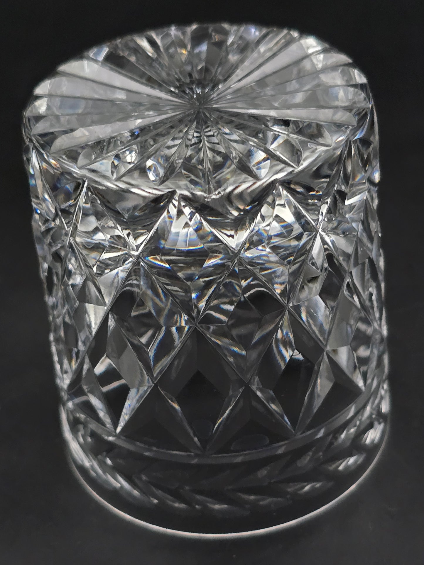 Set of 4 Stuart Crystal Cheltenham Pattern Crystal Tumblers. 7oz
