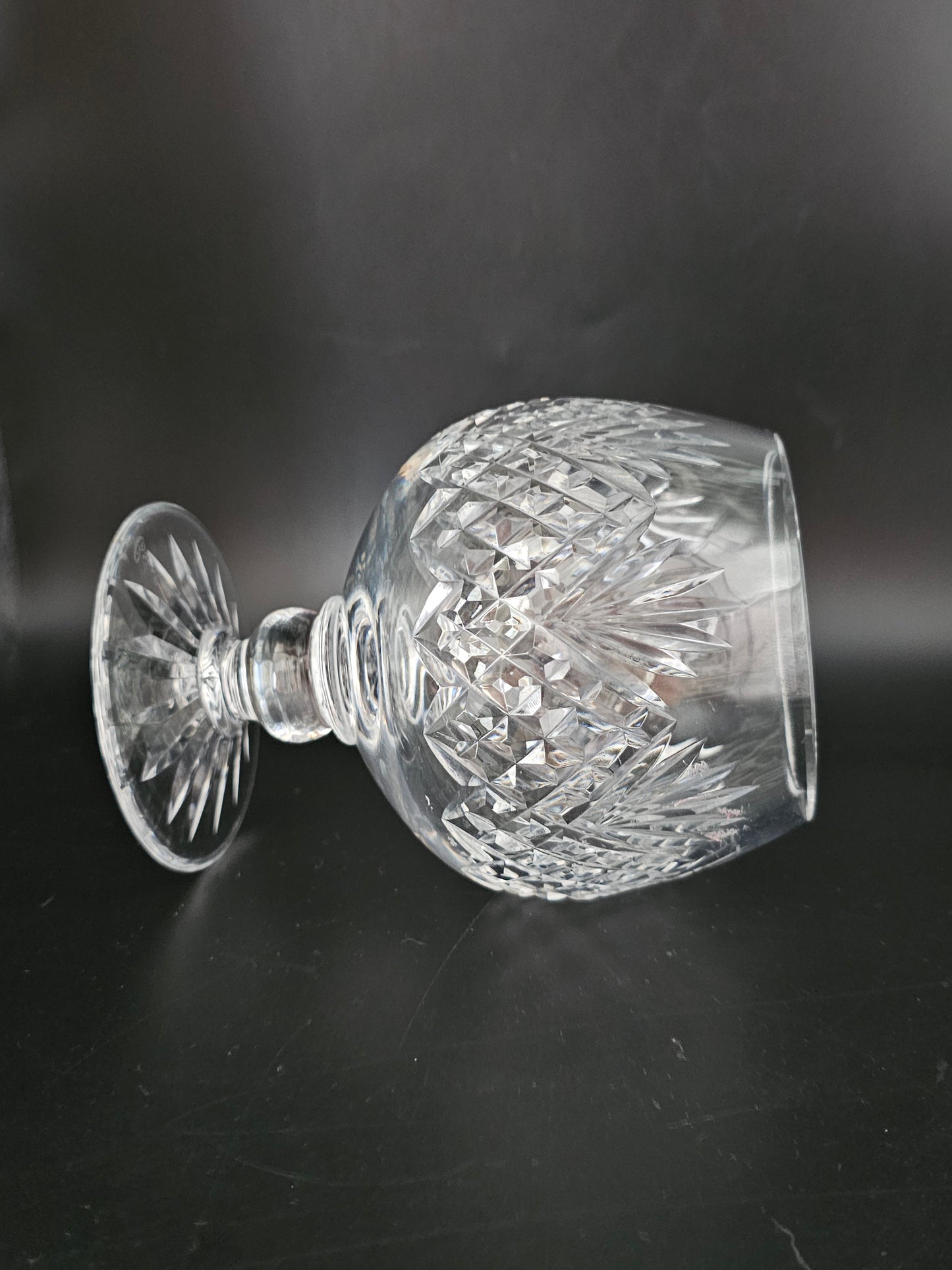 Royal Brierley Footed Crystal Rose Bowl