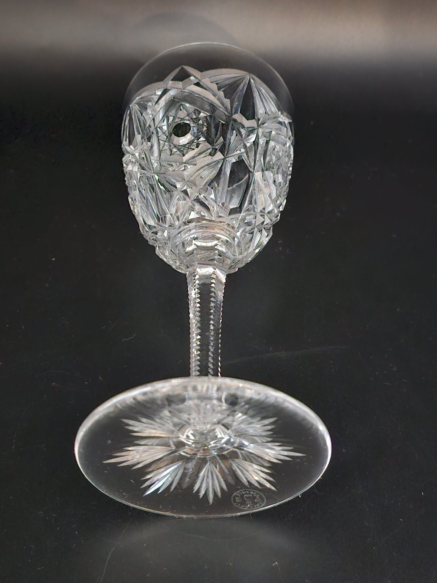 Beautiful Baccarat Lagny Pattern Single Crystal wine glass 175ml