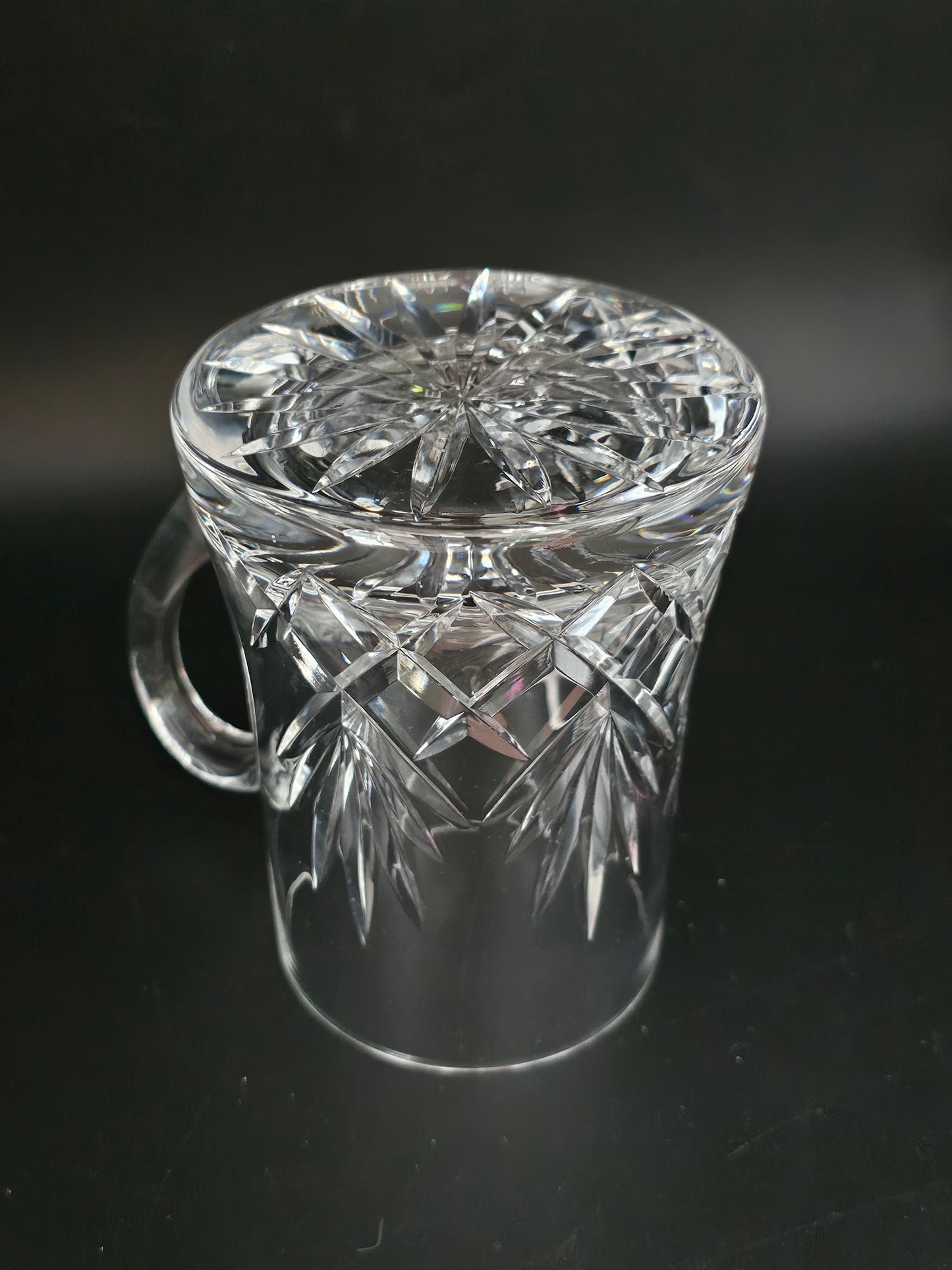 Beautiful, Large Caithness Crystal Tankard.570ml. Boxed.