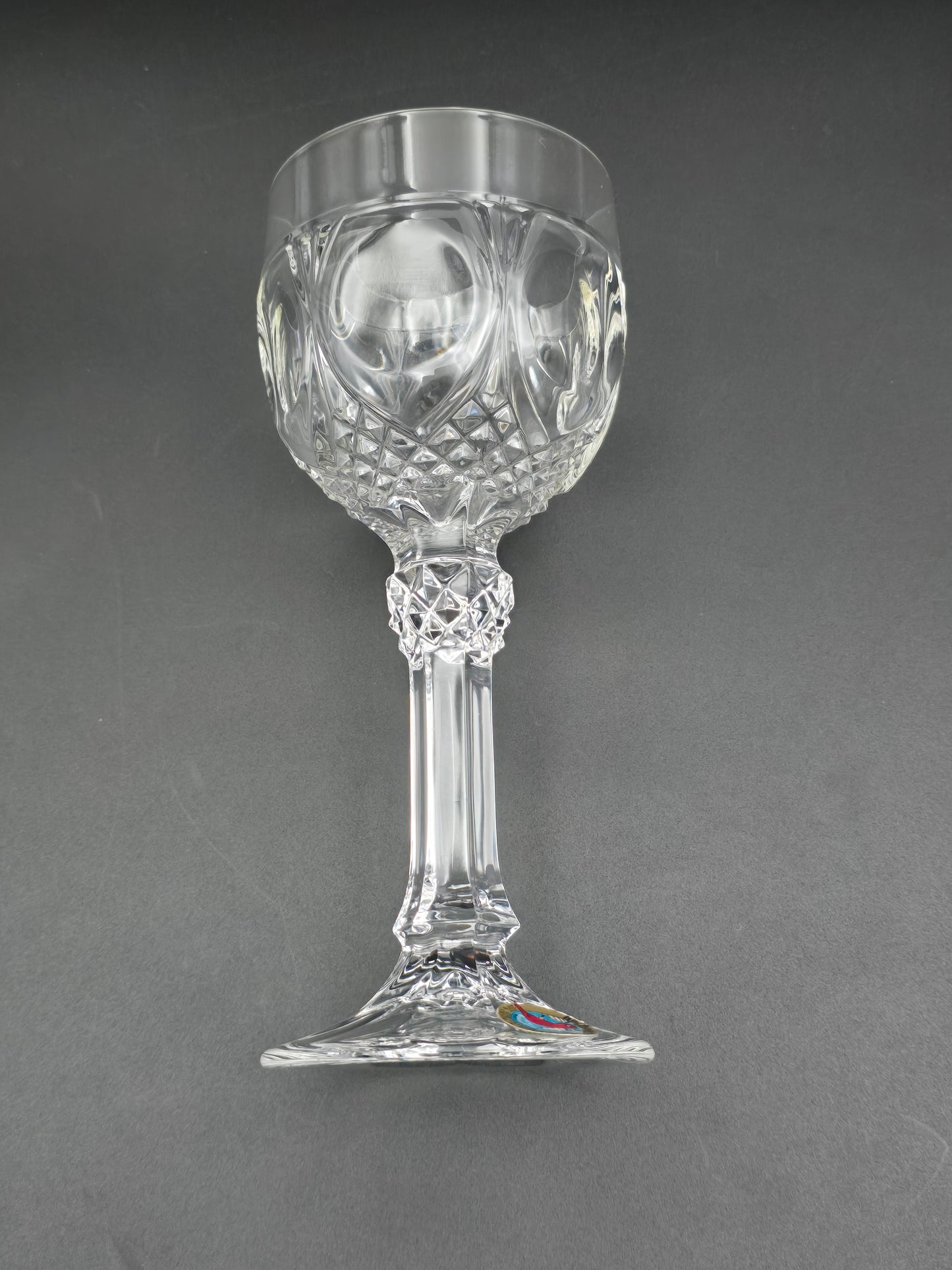 Set of 6 Hofbauer Napoleon Crystal Wine Goblets. 250ml