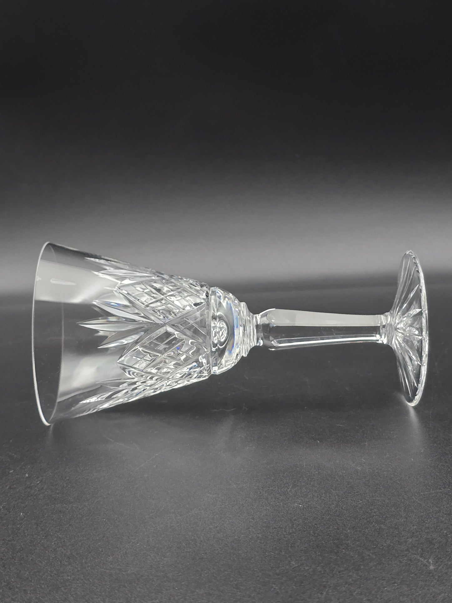 Set of 6 small Beautiful Crystal wine Glasses 175ml