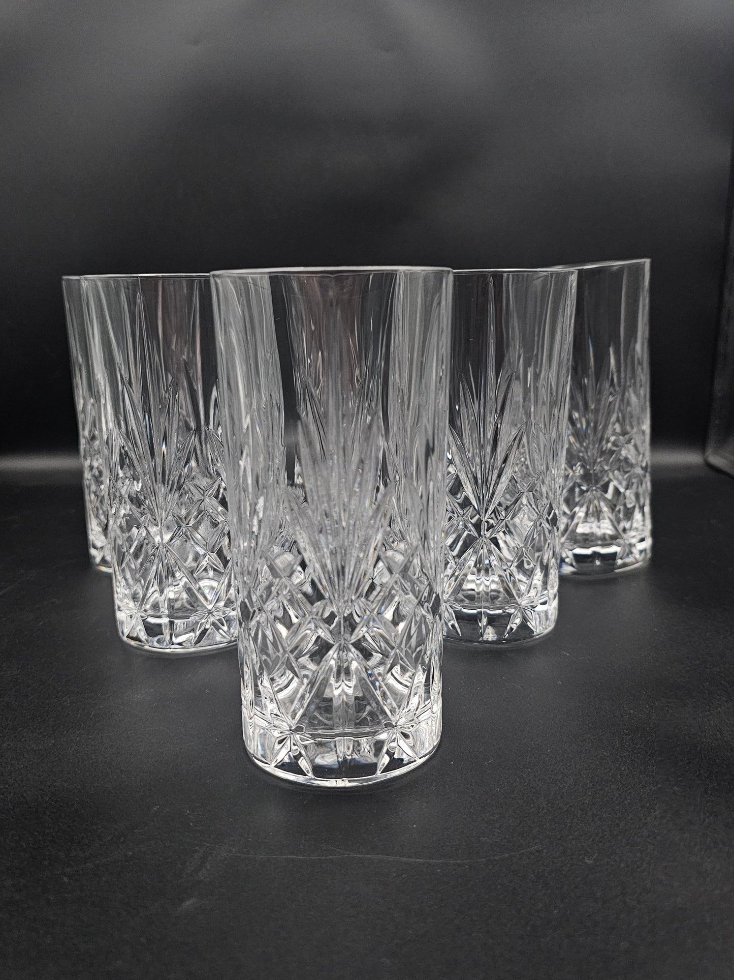 Set of 6 Crystal Hi Ball Tumblers 360ml