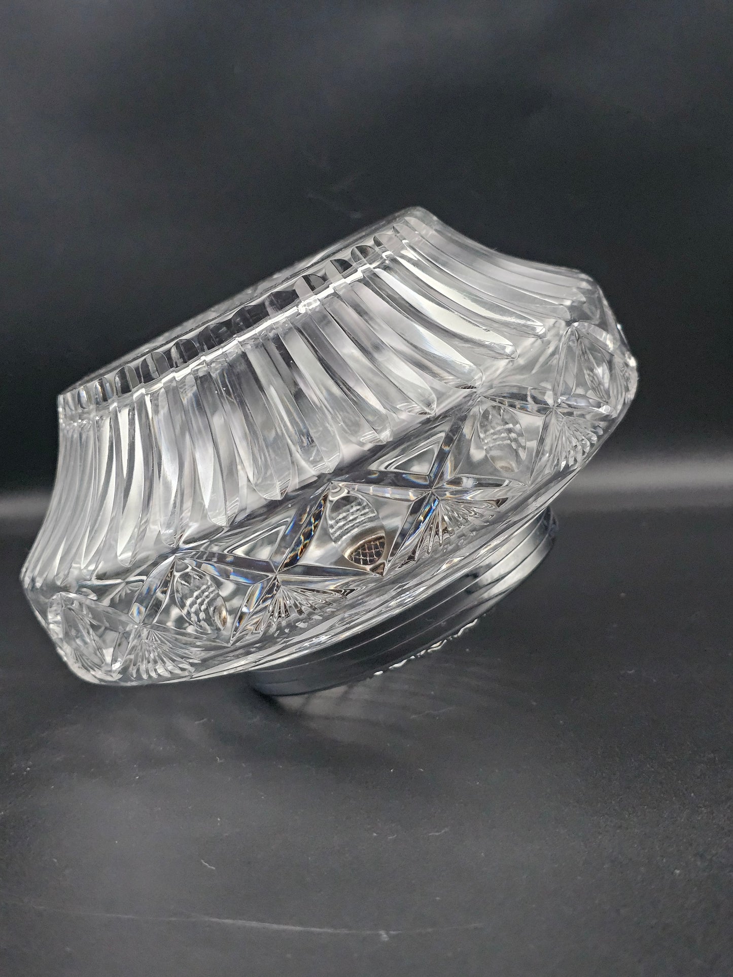 Royal Doulton Crystal Rose bowl 17cm wide