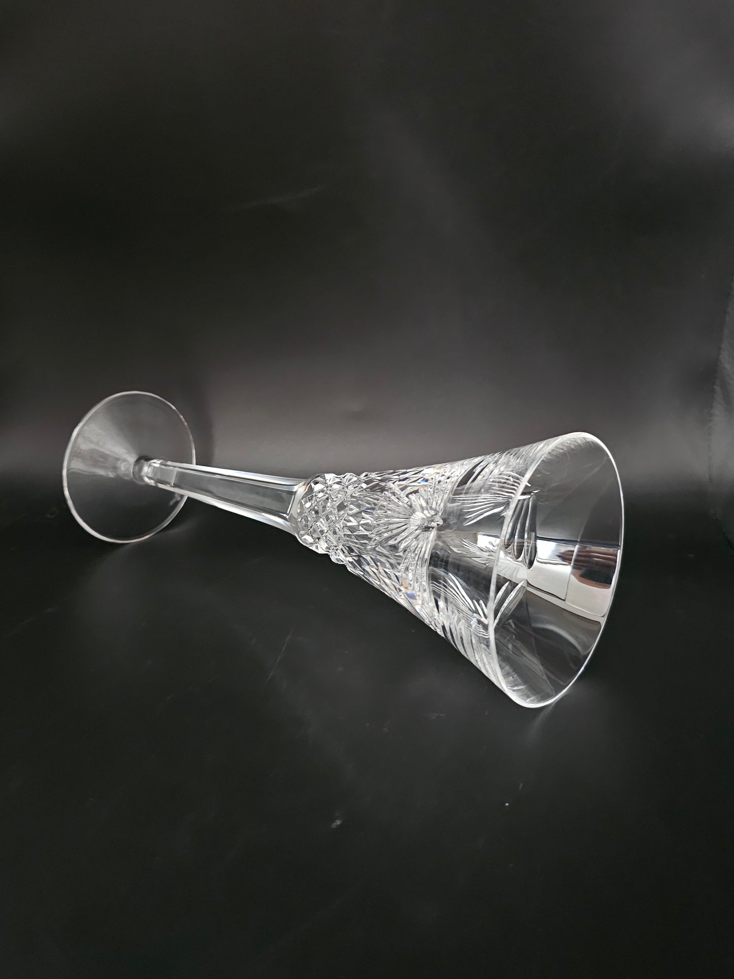 Waterford Crystal Glass Happiness Single  Champagne Flute. 23.5cm