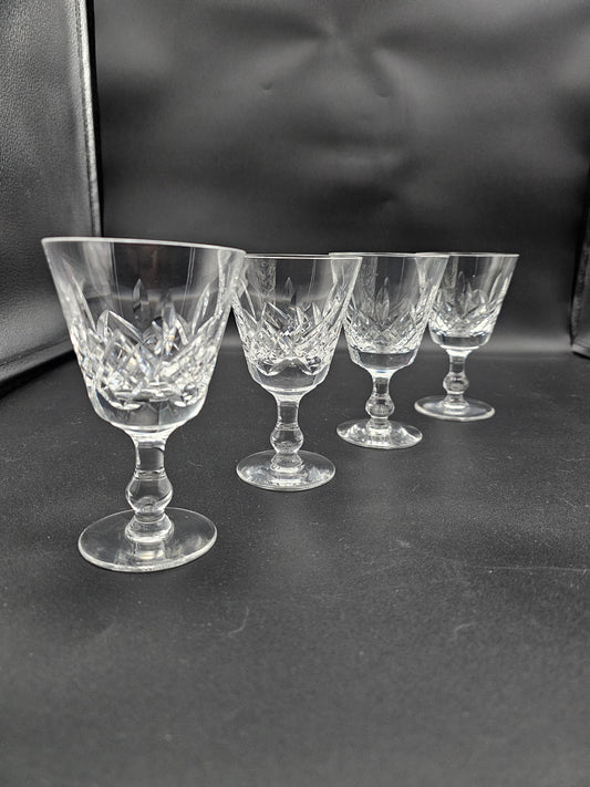 Set of 4 Stuart Crystal Canterbury Sherry or Liqueur glasses 130ml