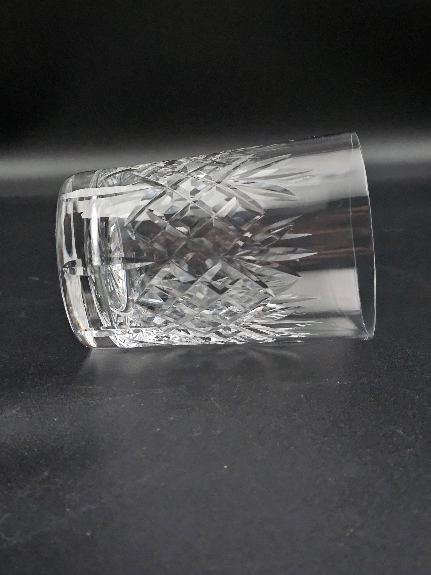 Set of 6 Beautiful Crystal Tumbler Glasses 300ml