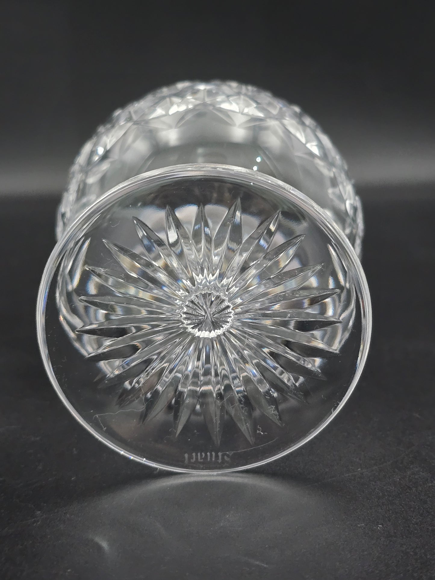 Pair of Stuart Crystal Glendevon Pattern Brandy Glasses 11oz