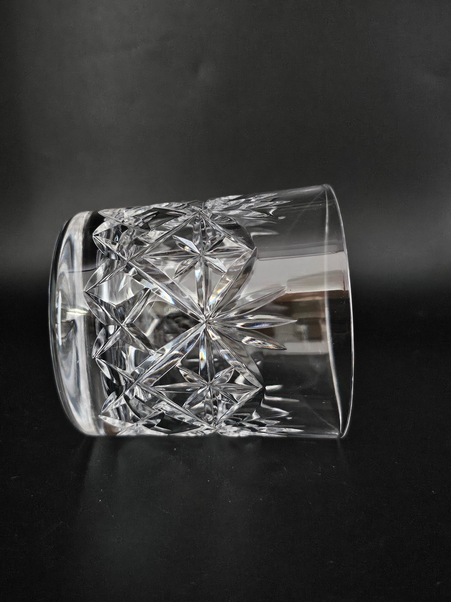 Set of 6 Vintage Crystal Tumblers. Ideal for Whisky, Water Juice or Spirits. 9oz