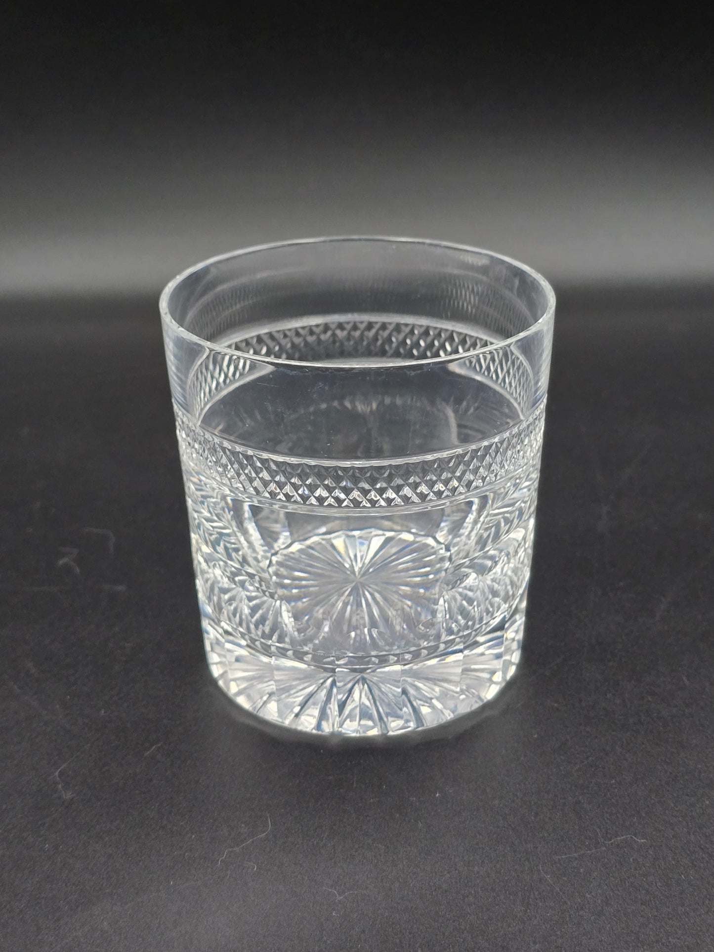 Set of 6 Stuart Crystal Tumblers. Constance Pattern. 11oz