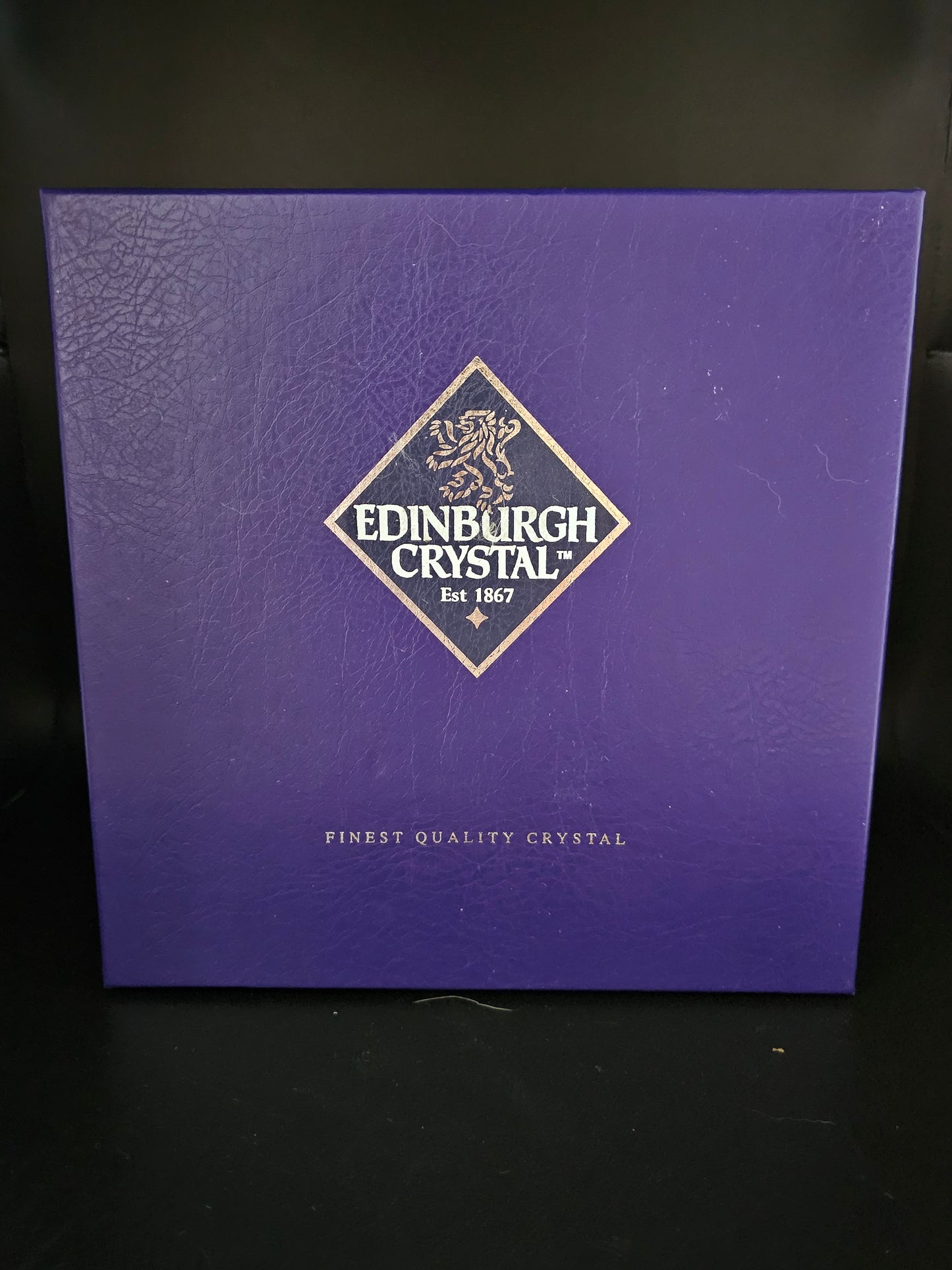 Set of 4 Edinburgh Crystal 9oz Tumblers. Perth Pattern.Boxed