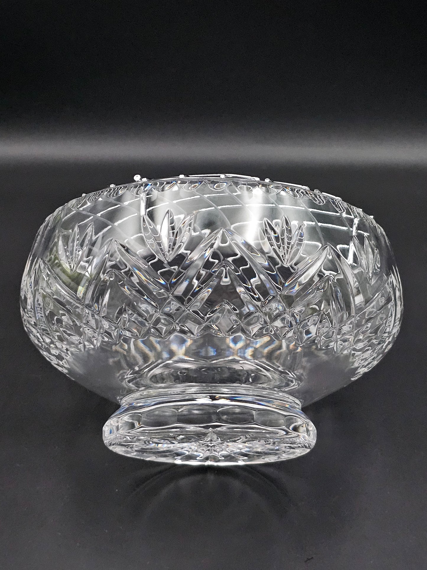 Crystal Rose Posy bowl 14.5cm wide