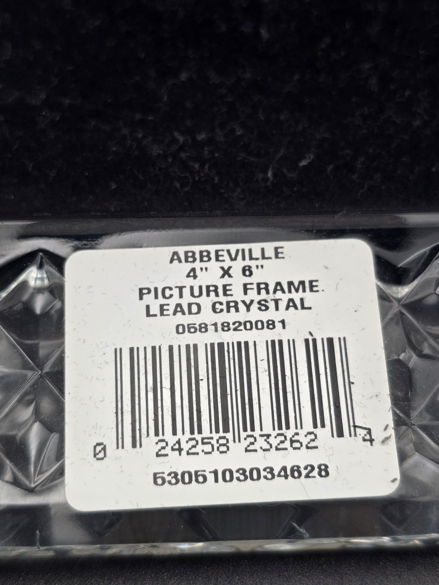 Waterford Crystal Abbeville 4x6 Photo Frame – With Original Box & Linen Bag – Signed.