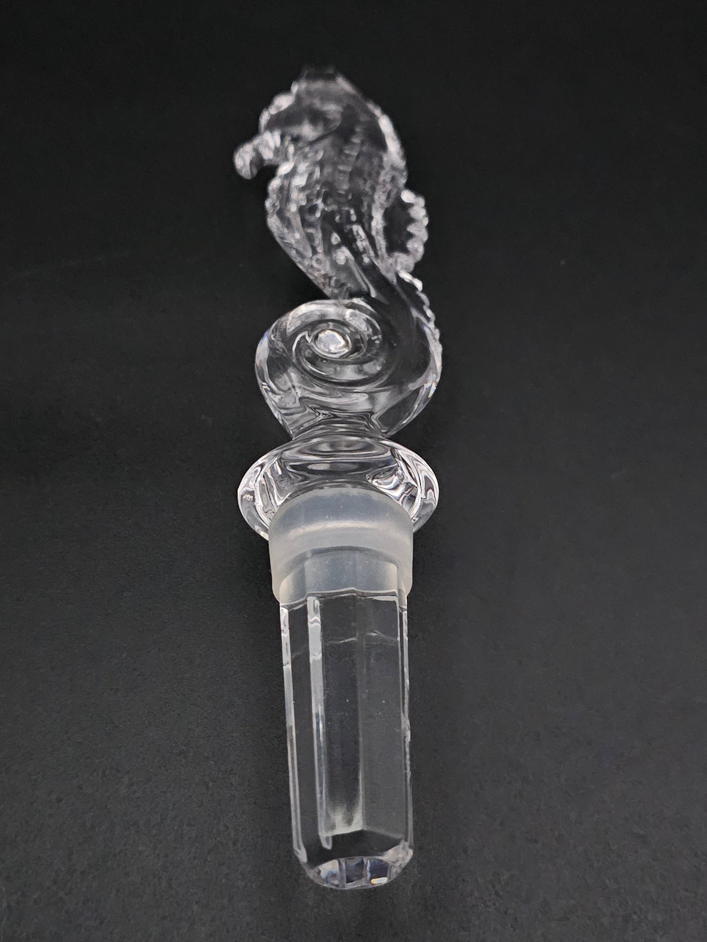 Waterford Crystal Seahorse Wine Stopper